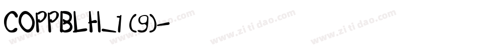 COPPBLH_1 (9)字体转换
